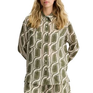 Ramie shirt with chest pockets