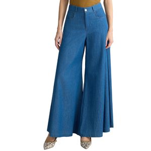 Jeans flare a vita alta