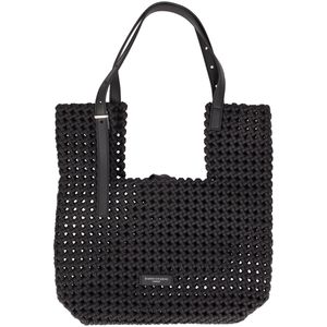 Ava woven shoulder bag
