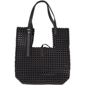 Ava woven shoulder bag