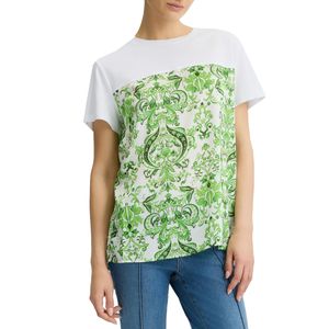 T-shirt in jersey di cotone con stampa