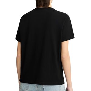 Cotton T-shirt with rhinestone print