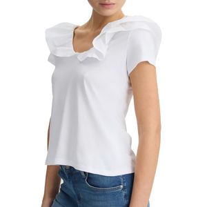 T-Shirt in cotone con rouches