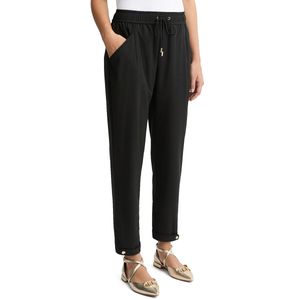 Pantalone cropped in bambù stretch