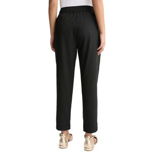 Pantalone cropped in bambù stretch