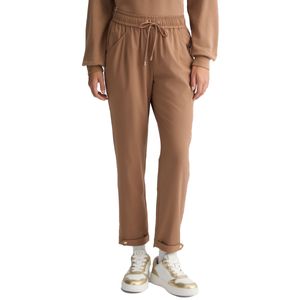 Stretch bamboo cropped trousers