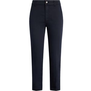 Pantalone tinta unita cropped a vita alta