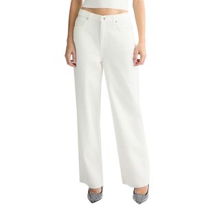 Jeans wide leg bianco