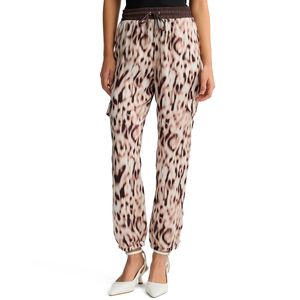 Jogger cargo stampato con coulisse