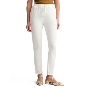 Jogger in jersey con risvolti