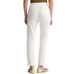 Jogger in jersey con risvolti