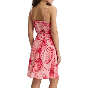 Palm Print Beach Dress