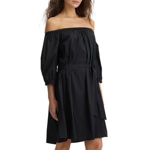 Abito copricostume in popeline stretch