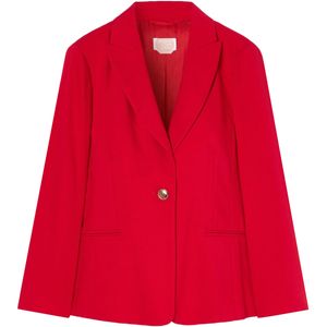 Titty moving fabric blazer