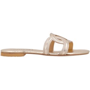 Haka slipper in laminated leather