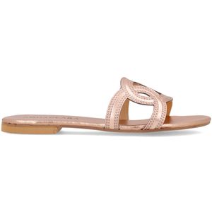 Haka slipper in laminated leather