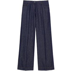 Valance Cotton Linen Denim Trousers