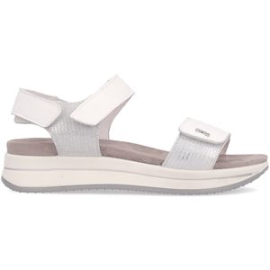 Sandalo bicolore con strap