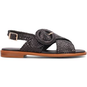 Venice sandal with woven bands