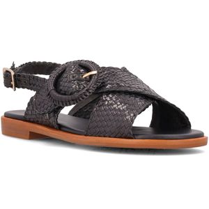 Venice sandal with woven bands