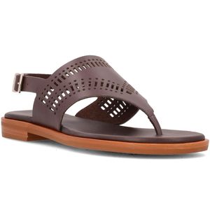 London Laser Leather Flip Flops