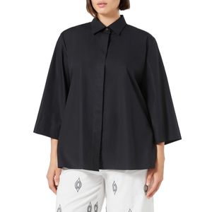 Micron Black Cotton Shirt