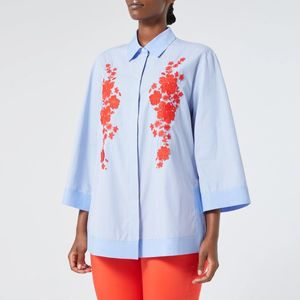 Gela cotton shirt with embroidery