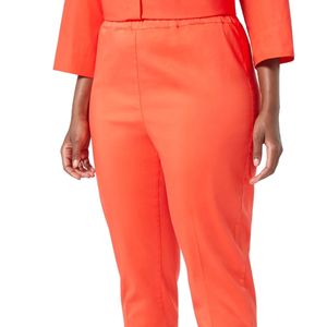 Agostin Red Slim Fit Trousers