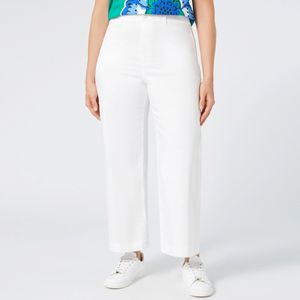 Echo White Wide Leg Pants