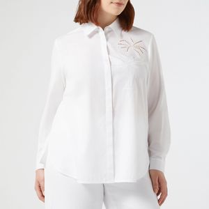 Poplin shirt with Oak embroidery