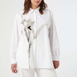 Truffle poplin shirt