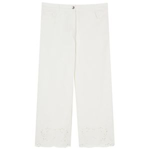 Bull trousers with Fiorella embroidery