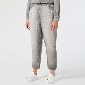 Pluto Gray Satin Trousers
