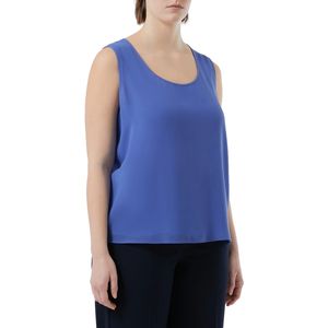 Blue Oiled Georgette Top