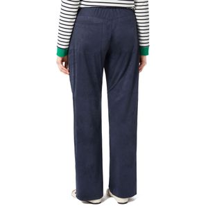 Albania blue suede jersey trousers