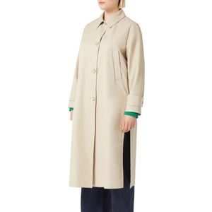 Long beige Gatto trench coat
