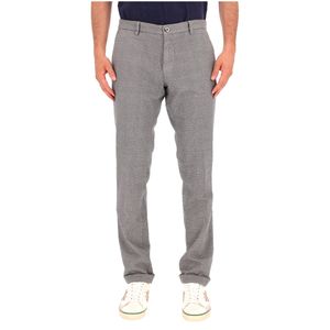 Cotton trousers with cuffs