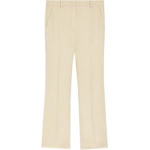 Agape cotton and linen batavia trousers
