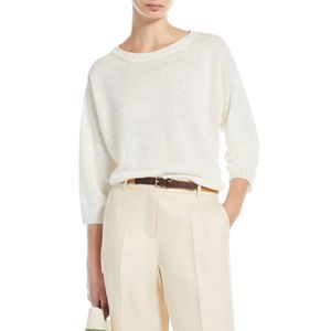 Maglia oversize in lino Selz