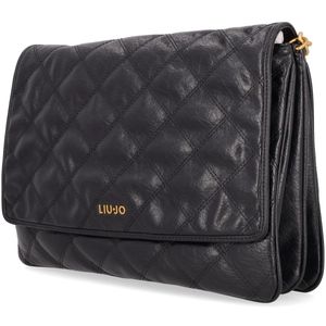 Diamond quilted shoulder bag