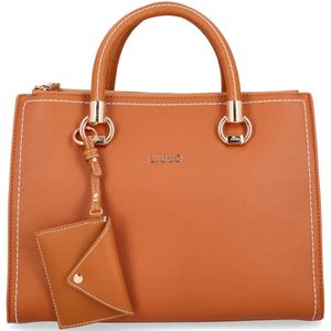Eco-leather handbag with card holder