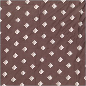 Cameo silk scarf with diamonds