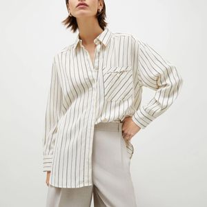 Ballata Viscose Pinstripe Shirt