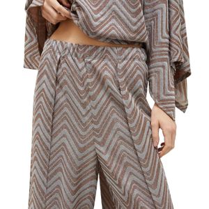 Lurex cover-up trousers
