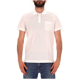Cotton polo shirt in Scottish yarn