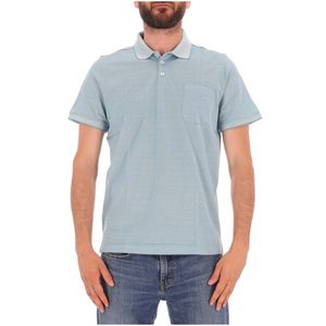 Cotton polo shirt in Scottish yarn