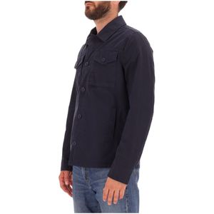 Cotton jacket with buttons
