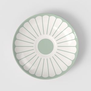 Green Fleur Coffee Cup Saucer