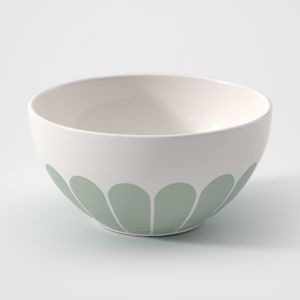 Green Fleur porcelain bowl
