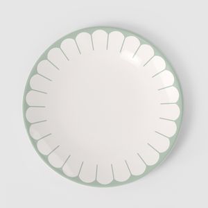 Green Fleur flat plate